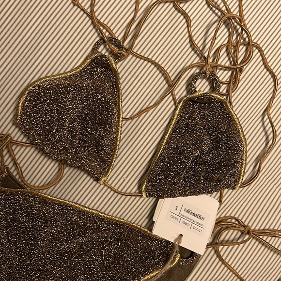 Oseree Bikini Top (Gold) - Picture 2 of 2